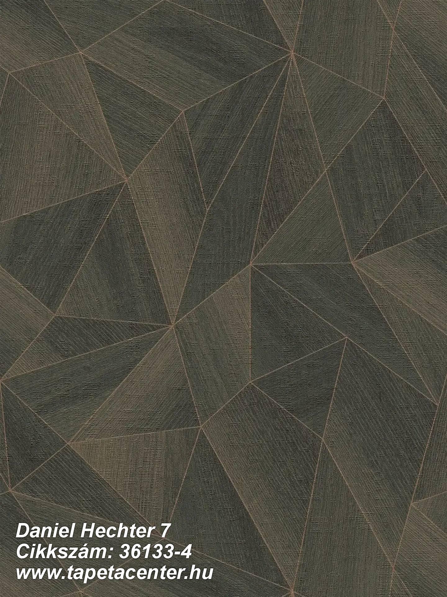 Fa hatású-fa mintás,geometriai mintás,barna,fekete,súrolható,vlies tapéta 